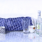 mit-dunkelblauem-Papier_Oel-Lwd_40X60cm_2019
