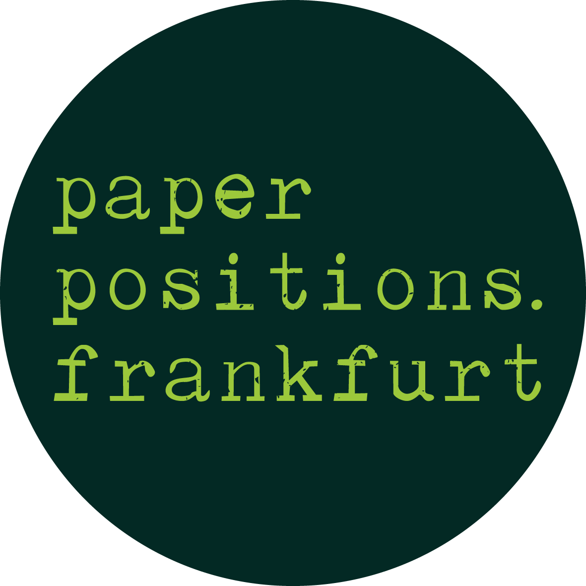 paper positions. frankfurt 2019