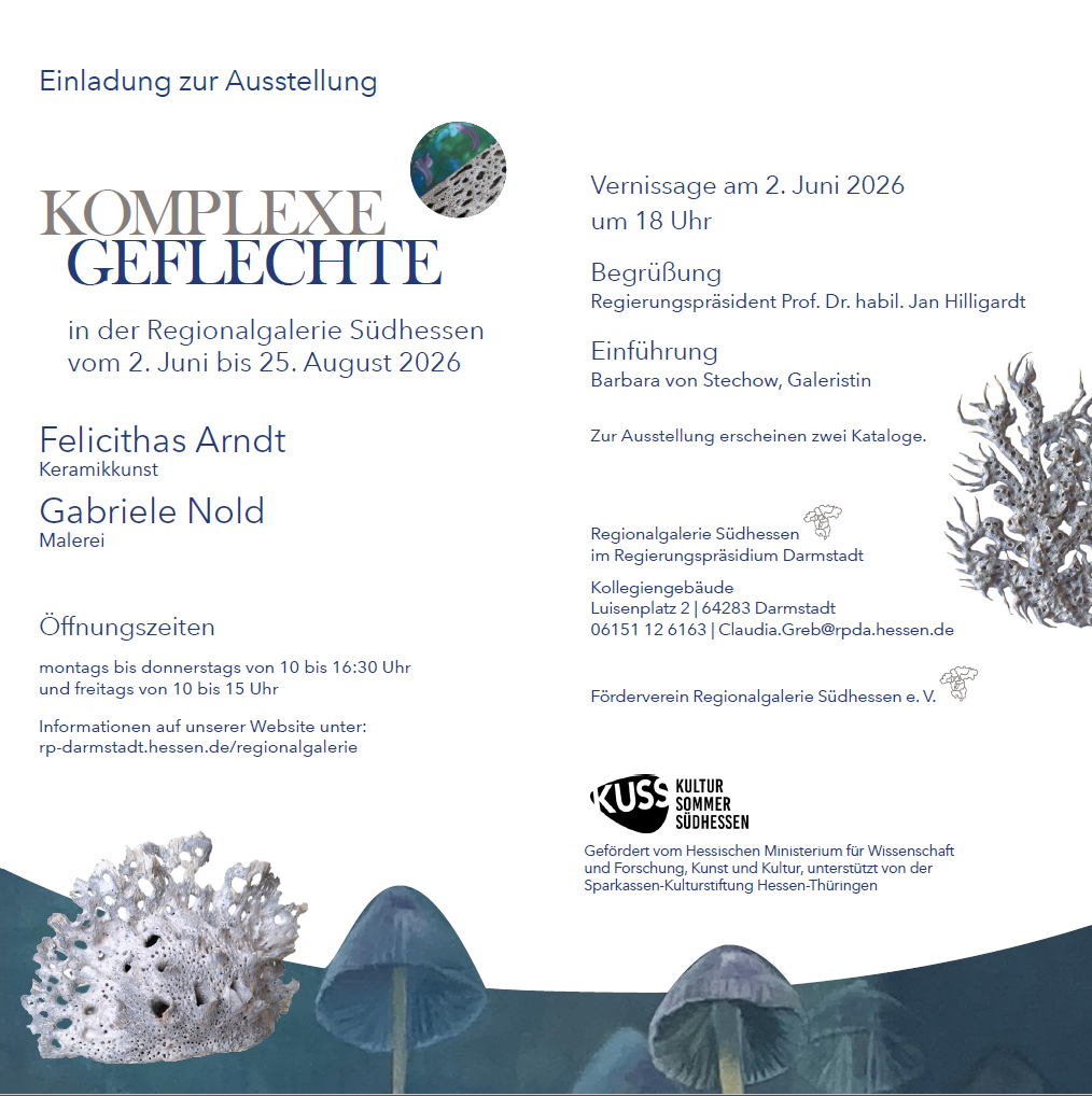 Felicithas Arndt in der Regionalgalerie Südhessen